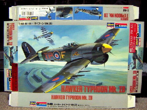 Hasegawa/Monogram　1/48　HAWKER　TYPHOON　Mk.ⅠB