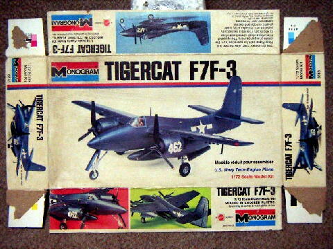monogram 1/72 F7F-3 TIGERCAT　