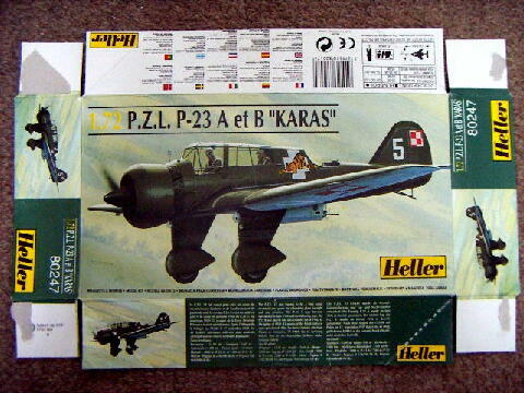 Heller@1/72@P.Z.L.@P-23A@et B 